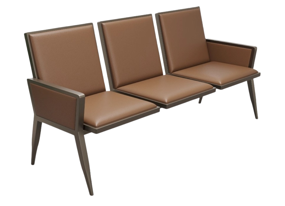 《CHAIR EMPIRE》長型皮革公共排椅 RC028