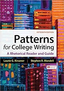 Patterns for College Writing: A Rhetorical Reader and Guide 第十五 版本