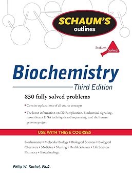 Schaum's Outline of Biochemistry, Third Edition 3rd 版本