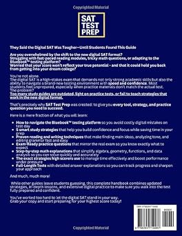 SAT Test Prep: The Complete & Up-to-Date Prep Book with Full-Length Practice Tests, Exam-Ready Practice Questions & Step-by-Step Explanations to Ace the Digital SAT:圖片 2