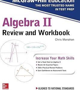 McGraw-Hill Education Algebra II Review and Workbook 1st 版本