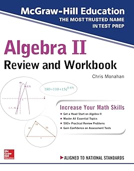 McGraw-Hill Education Algebra II Review and Workbook 1st 版本