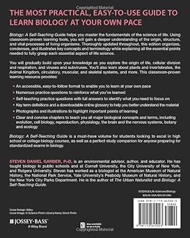 Biology: A Self-Teaching Guide (Wiley Self Teaching Guides) Paperback – Illustrated, 2020年 9月 16日:圖片 2