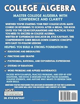 College Algebra: Everything You Need to Know for College Algebra Success:圖片 2