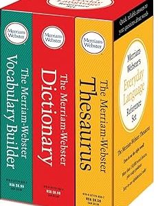 Merriam-Webster’s Everyday Language Reference Set: Includes: The Merriam-Webster Dictionary, The Merriam-Webster Thesaurus, and The Merriam-Webster Vocabulary Builder 最新 版本
