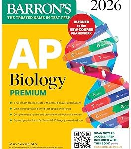 AP Biology Premium, 2026: Prep Book with 6 Practice Tests + Comprehensive Review + Online Practice (Barron's AP Prep) Kindle Edition