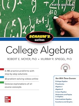 Schaum's Outline of College Algebra, Fifth Edition 5th 版本
