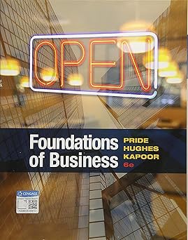 Foundations of Business (MindTap Course List) 6th 版本