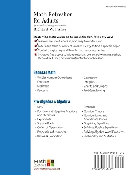 Math Refresher for Adults: The Perfect Solution (Mastering Essential Math Skills):圖片 2