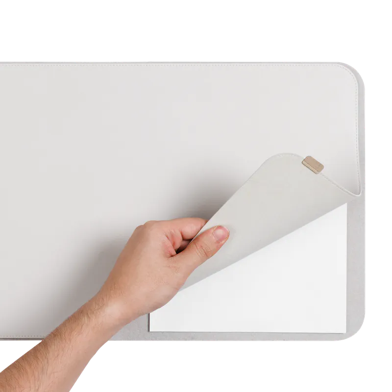 Orbitkey | Slim 純米色皮革辦公桌墊