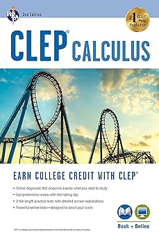 CLEP® Calculus Book + Online (CLEP Test Preparation) 第二版,修訂版 版本
