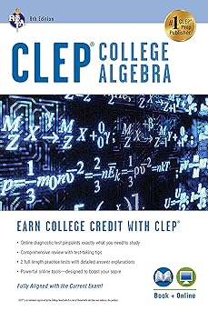 CLEP® College Algebra Book + Online (CLEP Test Preparation) 第八版,修訂版 版本