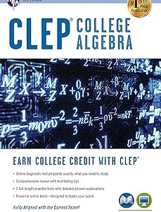 CLEP® College Algebra Book + Online (CLEP Test Preparation) 第八版,修訂版 版本
