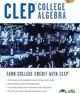 CLEP® College Algebra Book + Online (CLEP Test Preparation) 第八版,修訂版 版本