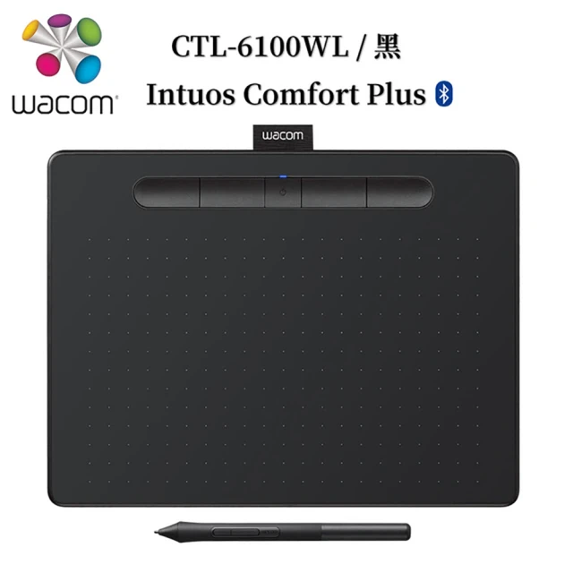 Intuos Bluetooth Medium 繪圖板 (藍牙版-中) (黑) CTL-6100WL/K0-C