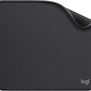 Logitech 羅技 滑鼠墊 - Studio 系列,電腦滑鼠墊,防滑橡膠底座,易於滑翔,防潑濺表面,耐用材料,便攜,現代設計,石墨色